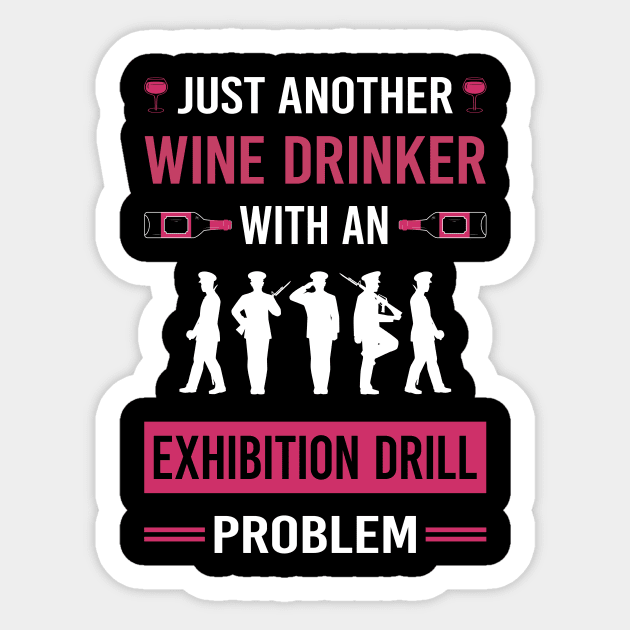 Wine Drinker Exhibition Drill Sticker by Good Day